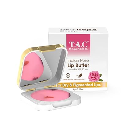 TAC | The Ayurveda Co. Indian Rose Lip Balm for Dark Lips